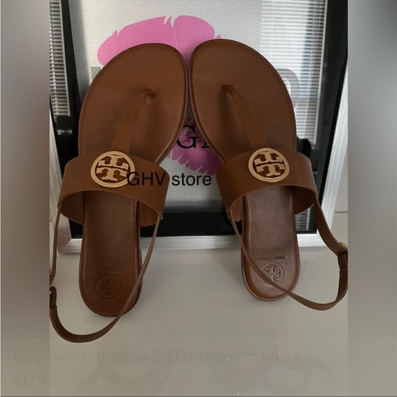 Tory Burch Benton 2 Flat Thong Sandal - Picture 4 of 10